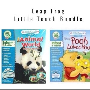 LeapFrog Little Touch LeapPad Game and Book Bundle Infant Toddler